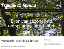 Tablet Screenshot of de-sprung.nl